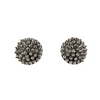 Darque Round Spiked Reusable Pasties - Black O/S - Lingerie - Packaged