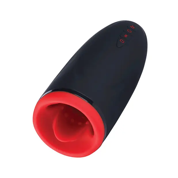 Dayo Autoblowjob Clamping Penis Massager - Black - Dolls & Masturbators