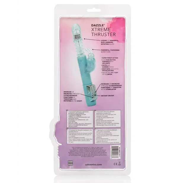 Dazzle Xtreme Thruster - Teal - Vibrators