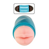 Delite Two Ways Mouth & Ass Masturbator - White - Dolls & Masturbators