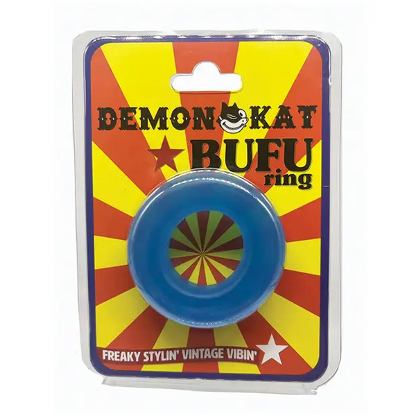 Demon Kat BuFu Ring - Blue - Penis Enhancement
