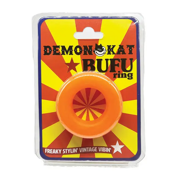 Demon Kat BuFu Ring - Orange - Penis Enhancement