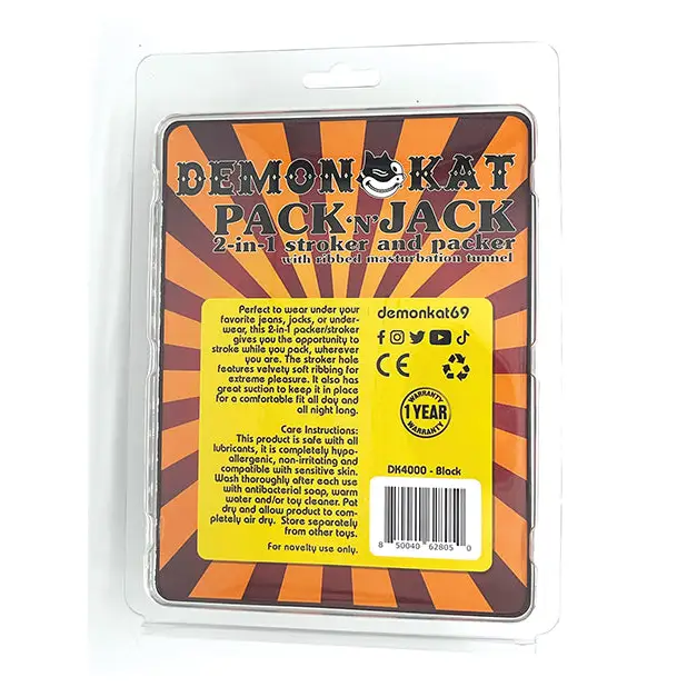 Demon Kat Pack n Jack - Black - Transgender Products