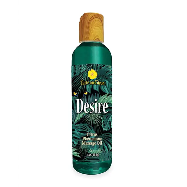 Desire Pheromone Massage Oil - 4 oz Citrus