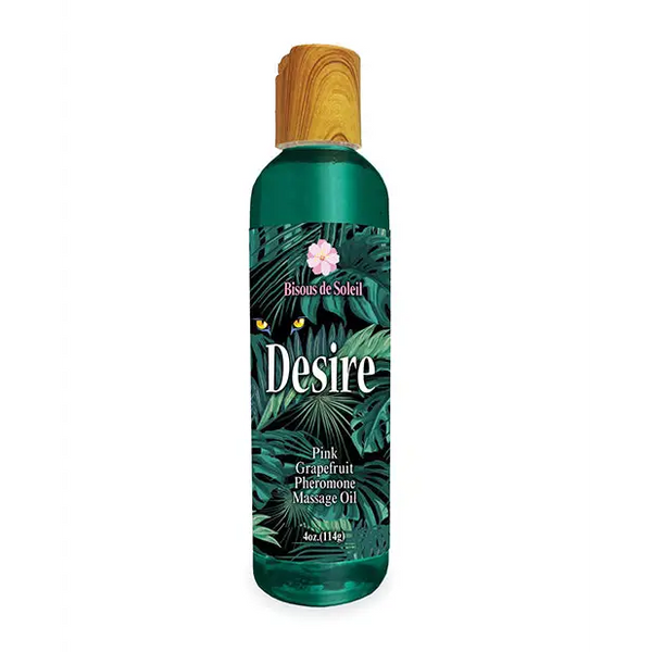 Desire Pheromone Massage Oil - 4 oz Pink Grapefruit