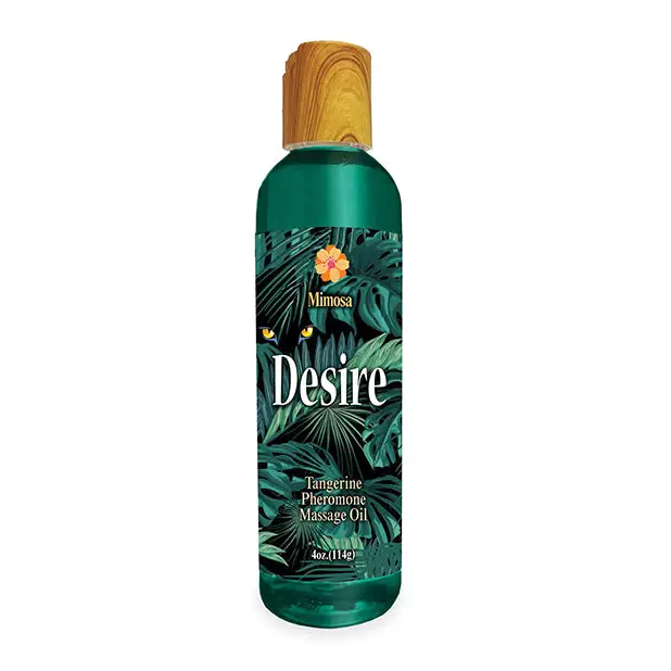 Desire Pheromone Massage Oil - 4 oz Tangerine