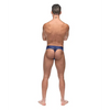 Diamond Mesh Bong Thong Blue S/M - Lingerie - Packaged