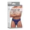 Diamond Mesh Bong Thong Blue S/M - Lingerie - Packaged