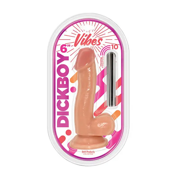Dick Boy Vanilla Lovers 6’’ Vibe Bullet - Stimulators