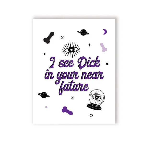 Dick In Your Future Greeting Card - Bachelorette & Party Supplies