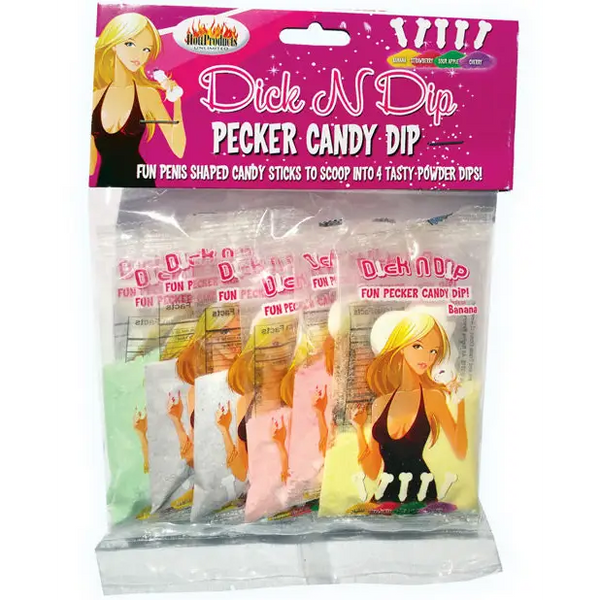Dick N Dip - Asst. Flavors Pack of 8 - Bachelorette & Party Supplies