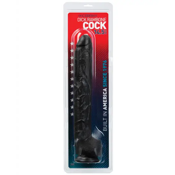 Dick Rambone Cock - Black - Dongs & Dildos