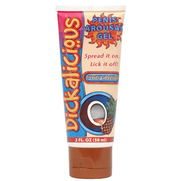 Dickalicious Penis Arousal Gel 2 oz - Pina Colada - Sexual Enhancers