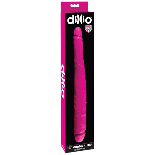 Dillio 16’’ Double Dillio - Pink - Dongs & Dildos
