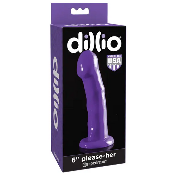 Dillio 6’’ Please Her - Purple - Dongs & Dildos