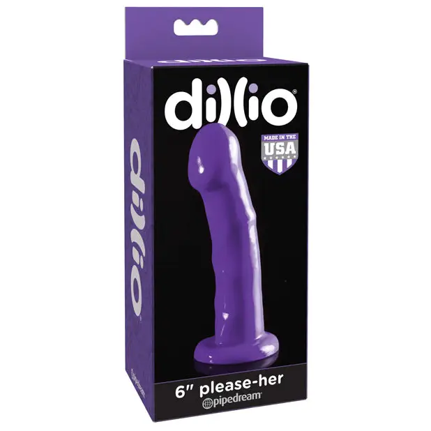 Dillio 6’’ Please Her - Purple - Dongs & Dildos