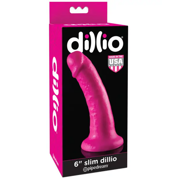 Dillio 6’’ Slim Dillio - Pink - Dongs & Dildos
