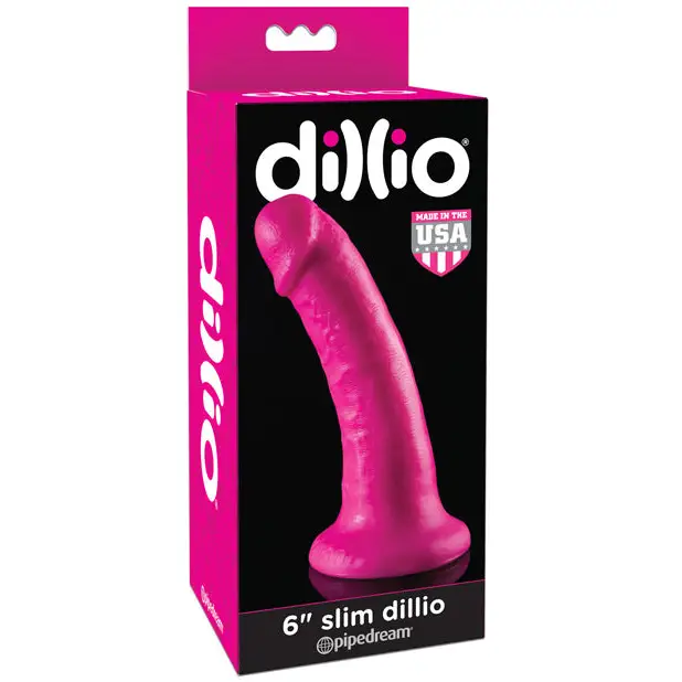 Dillio 6’’ Slim Dillio - Pink - Dongs & Dildos