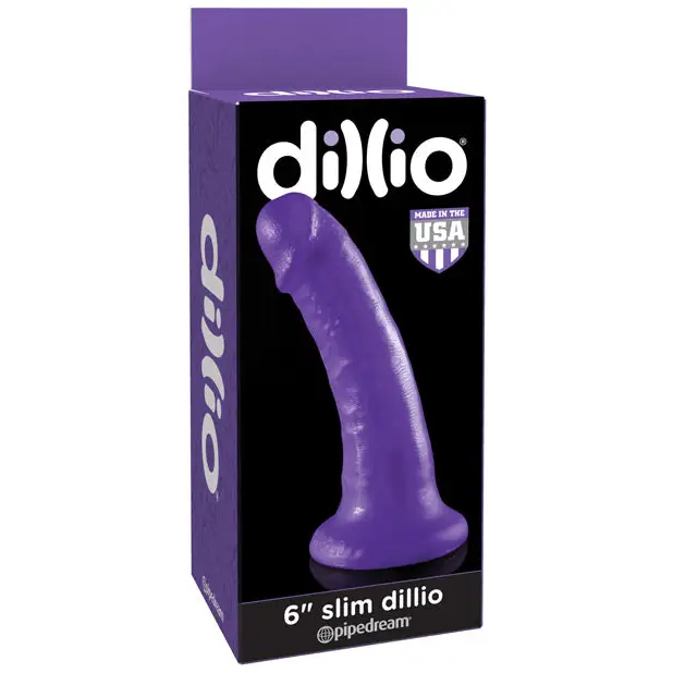 Dillio 6’’ Slim Dillio - Purple - Dongs & Dildos