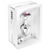 Diogol Anni Magnetic Stone - 25 mm Clear/Red - Anal Products
