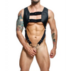 Dngeon Croptop Harness Cockring Black O/S - Lingerie - Packaged