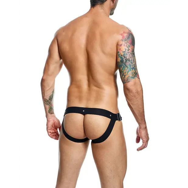 Dngeon Snap Jockstrap Black O/S - Lingerie - Packaged
