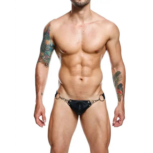 Dngeon Snap Jockstrap Black O/S - Lingerie - Packaged