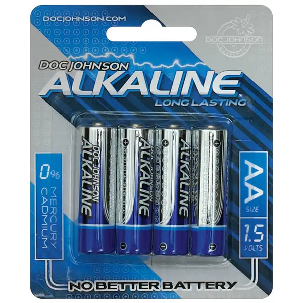 Doc Johnson Alkaline Batteries - AA 4 Pack - Batteries