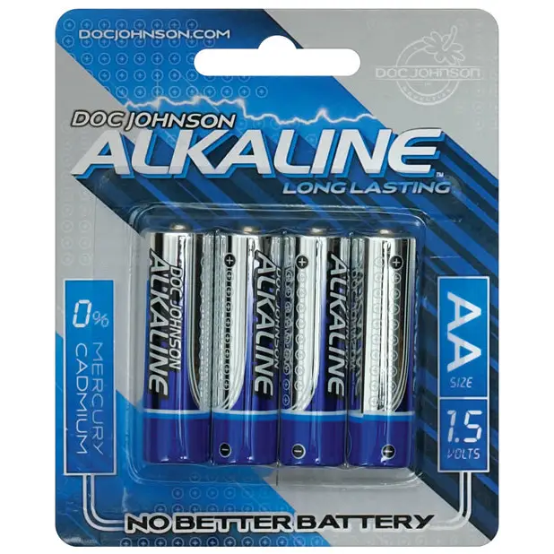 Doc Johnson Alkaline Batteries - AA 4 Pack - Batteries