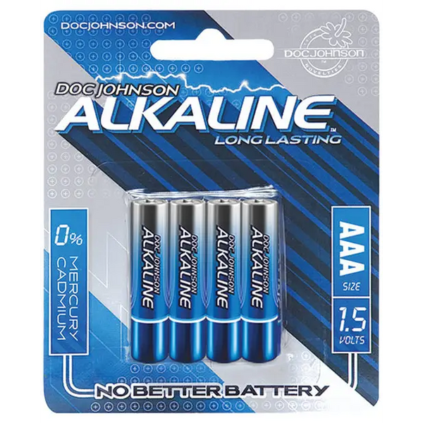 Doc Johnson Alkaline Batteries - AAA 4 Pack - Batteries