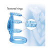 Doctor Love’s Zinger Vibrating Cock Cage - Blue - Bondage Blindfolds & Restraints