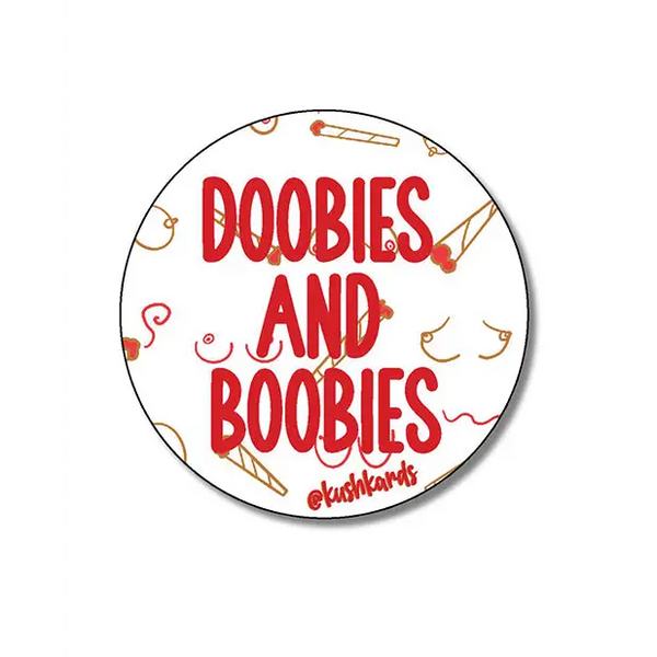 Doobies and Boobies Sticker - Pack of 3