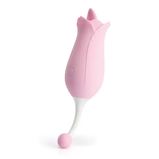 Dora Rose Toy Clit Vibrator & Tongue Licker - Pink - Stimulators