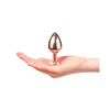 Dorcel Aluminium Bejeweled Diamond Plug - Rose Gold Medium - Anal Products