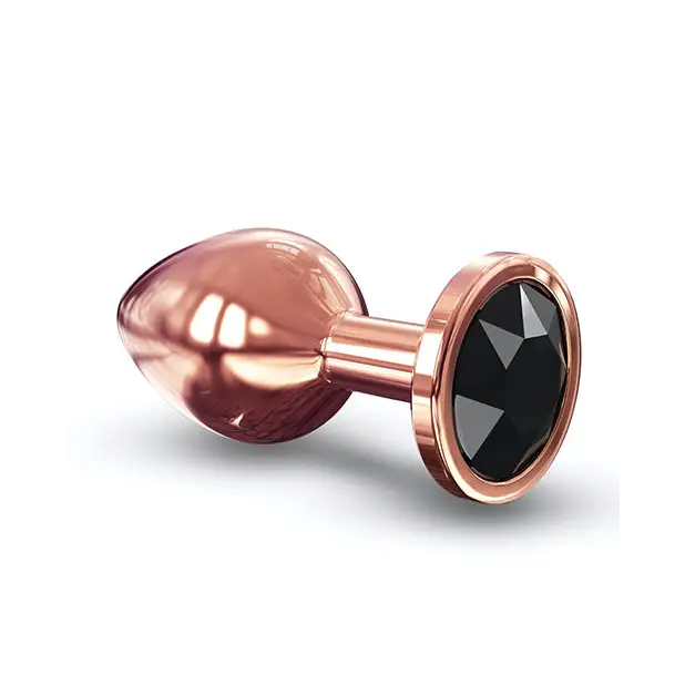 Dorcel Aluminium Bejeweled Diamond Plug - Rose Gold Medium - Anal Products