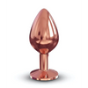 Dorcel Aluminium Bejeweled Diamond Plug - Rose Gold Medium - Anal Products