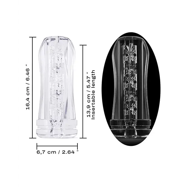 Dorcel Deep Blow Extreme Sleeve - Clear - Dolls & Masturbators