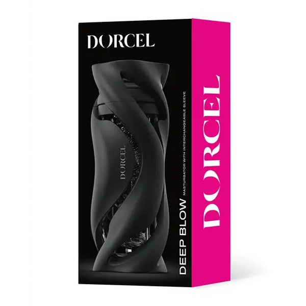 Dorcel Deep Blow Masturbator - Black - Dolls & Masturbators