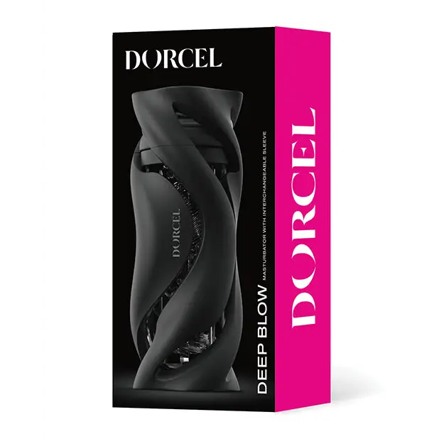 Dorcel Deep Blow Masturbator - Black - Dolls & Masturbators