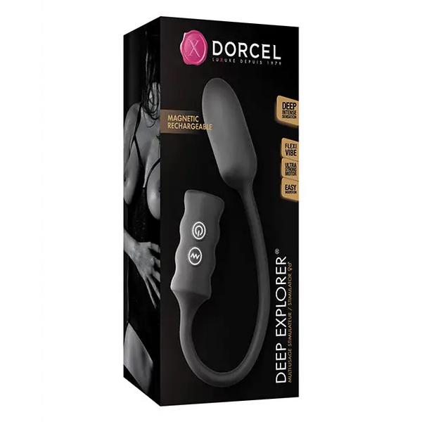 Dorcel Deep Explorer Egg - Black - Stimulators