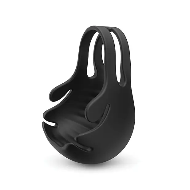 Dorcel Fun Bag Testicle Vibrator - Black - Penis Enhancement