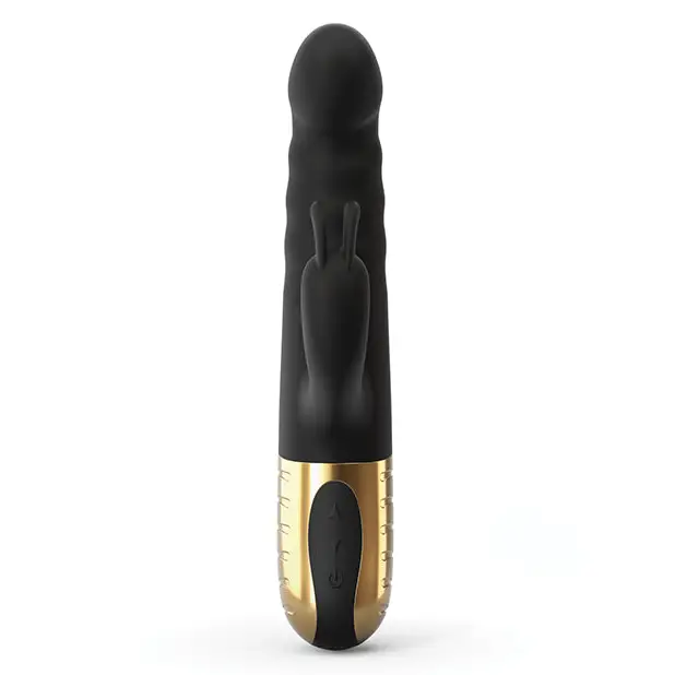 Dorcel G-Stormer Thrusting G Spot Rabbit - Black/Gold - Vibrators