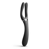 Dorcel Infinite Joy Bendable Forked Vibrator - Black - Stimulators