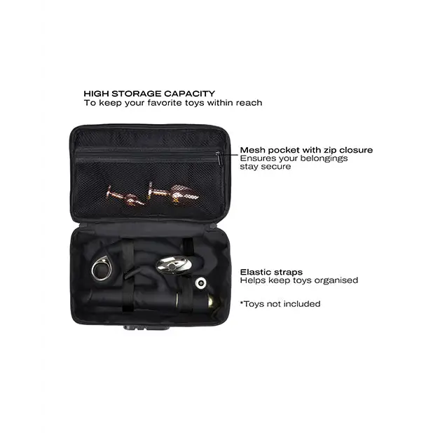Dorcel Lockable Discreet Box - Luxury Gold - Storage Cases & Bags