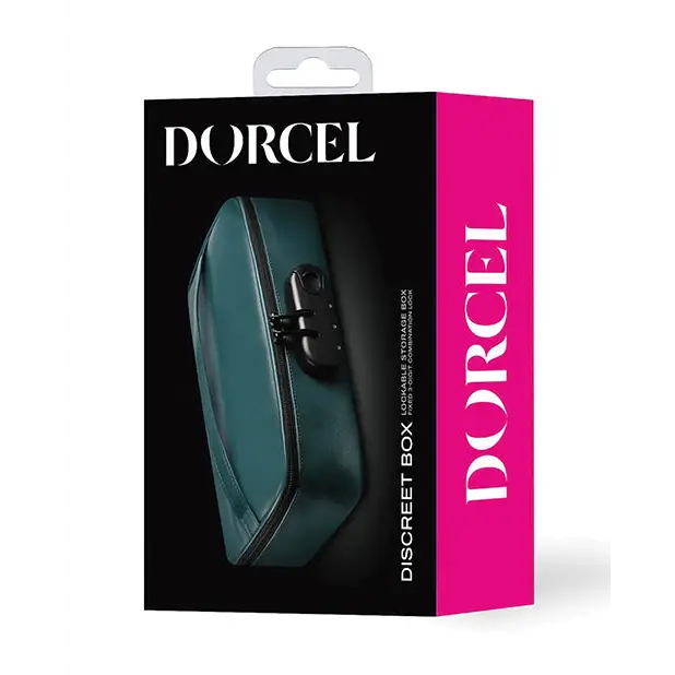 Dorcel Lockable Discreet Box - Luxury Green - Storage Cases & Bags