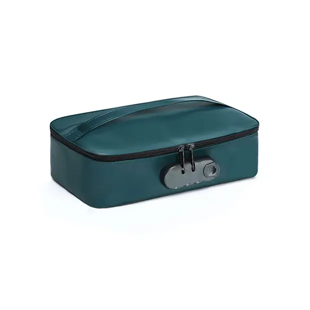 Dorcel Lockable Discreet Box - Luxury Green - Storage Cases & Bags