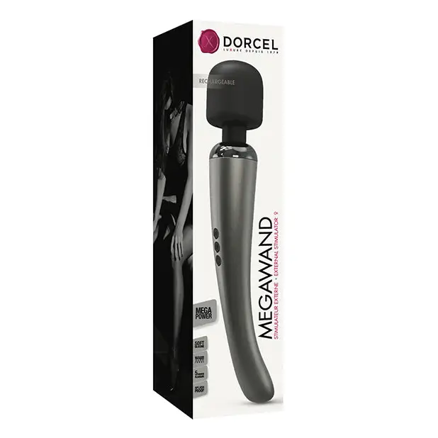 Dorcel Megawand Rechargeable Wand - Chrome Silver - Massage Products