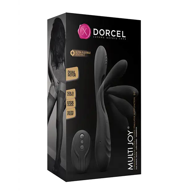 Dorcel Multi Joy Bendable Stimulator - Black - Stimulators