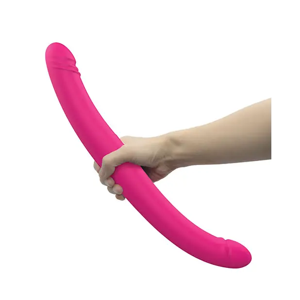 Dorcel Orgasmic Double Do 16.5’’ Thrusting Dong - Pink - Dongs & Dildos