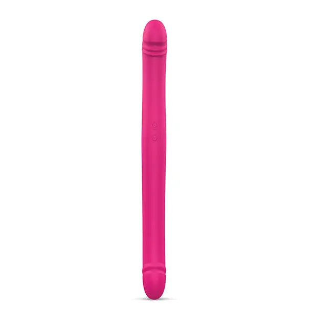 Dorcel Orgasmic Double Do 16.5’’ Thrusting Dong - Pink - Dongs & Dildos